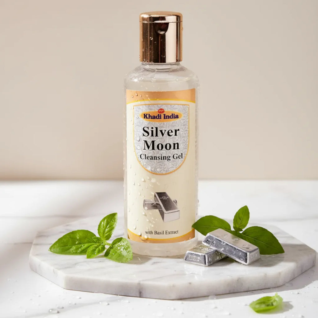Silver Moon Cleansing Gel – Khadi Ayurveda (200 ml)