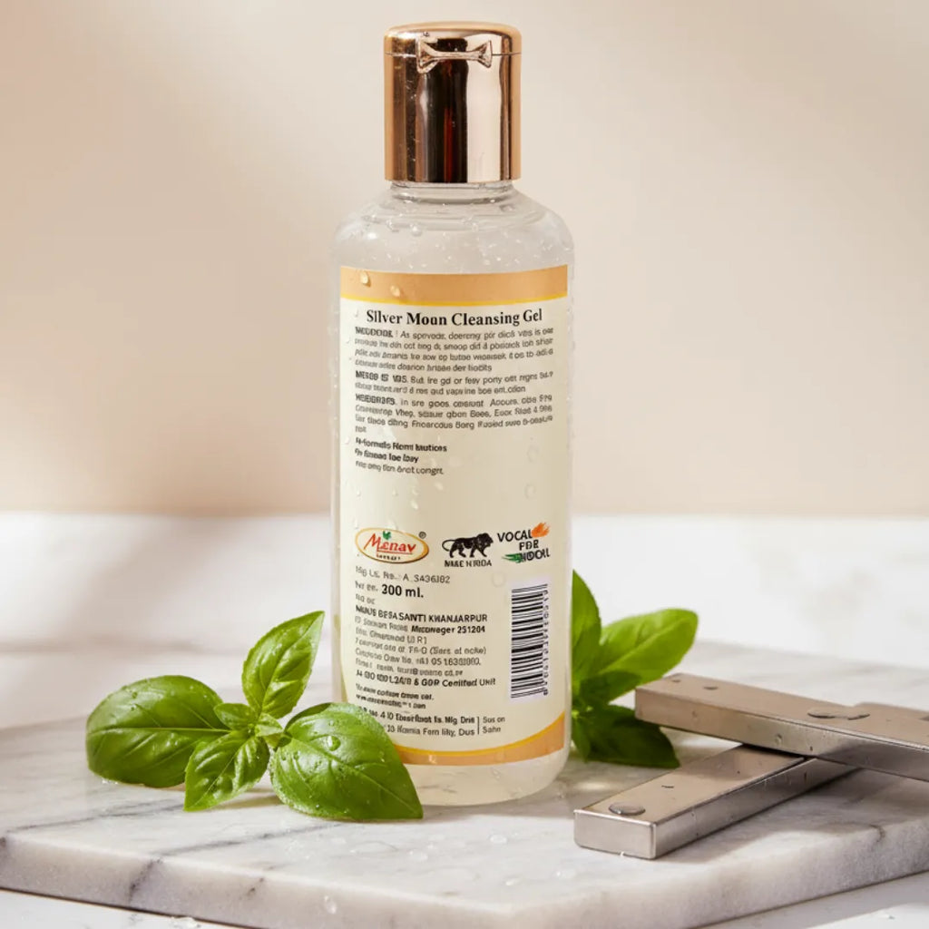 Silver Moon Cleansing Gel – Khadi Ayurveda (200 ml)